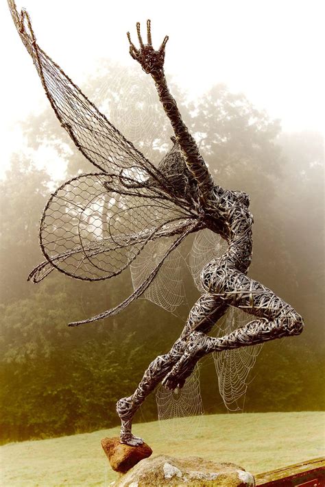 These Fantasy Wire Sculptures By Robin Wight Are From a Fairy World