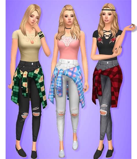 Pin By Xcindysimsx Cc On Los Sims 4 L Ropa Clothes Cc Sims 4
