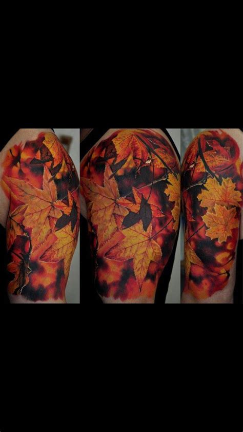 Pin By Łukasz Ornowski On Tattoos Fall Leaves Tattoo Autumn Tattoo
