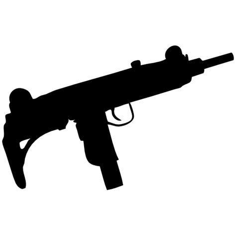 Uzi Gun Sticker