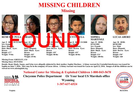 Four Missing Children Found Kfbc Am1240