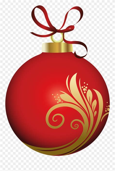 Christmas Ornament Clipart Png Red Christmas Ornament Christmas