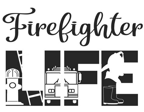 Free Firefighter SVG File The Crafty Crafter Club
