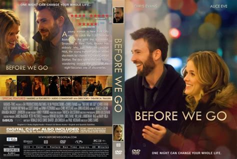 She meets a man who helps her during the course of the night and the two form a romance. CoverCity - DVD Covers & Labels - Before We Go