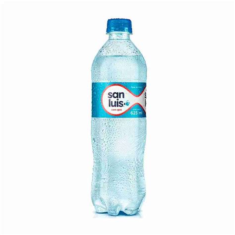 Agua Mineral SAN LUIS Con Gas Botella 625ml Social Drinks