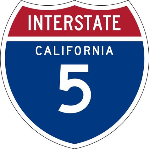 Filei 5 Casvg Wikipedia Interstate 5 Interstate California