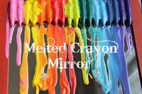 Miss Kopy Kat Melted Crayon Mirror Nifty Crafts Starting School