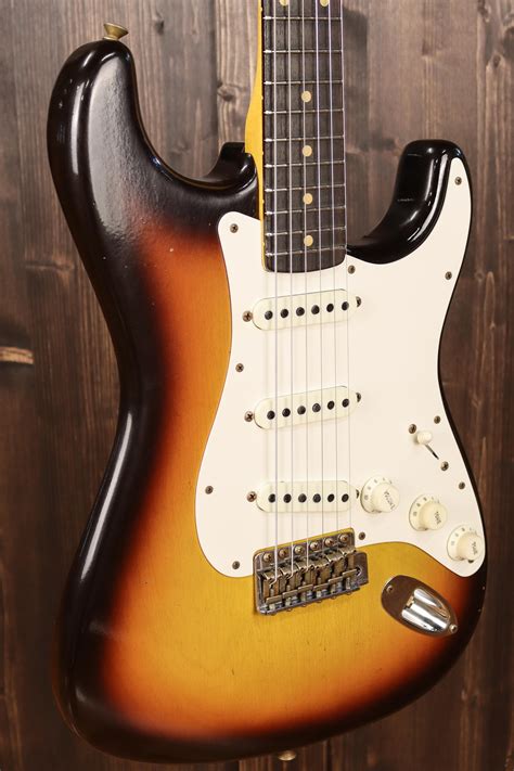 Fender Custom Shop 59 Stratocaster Journeyman Relic Faded 3 Color Sunburst 14689 Artisan