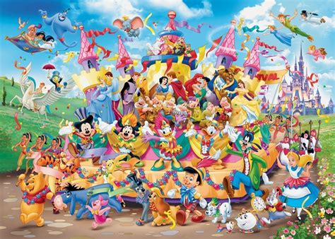 Ravensburger Disney Carnival Characters 1000 Piece Jigsaw Puzzle