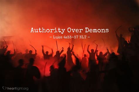Authority Over Demons — Luke 433 37 What Jesus Did