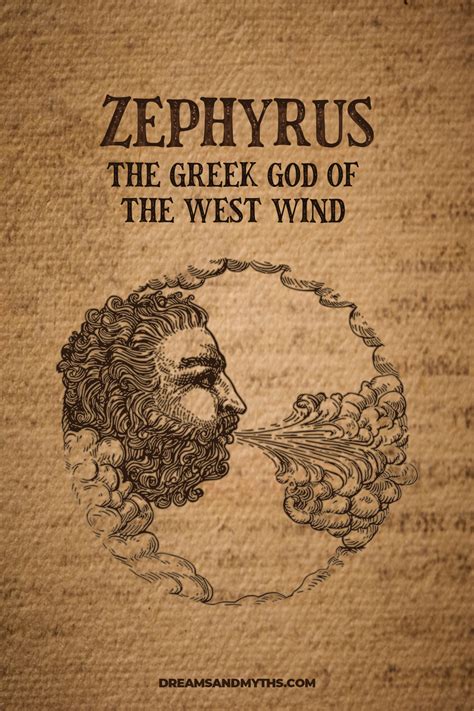 Puff Aktion Süchtiger Zephyrus God Of The West Wind Die Form