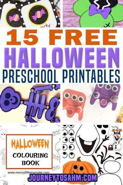 15 Free Halloween Preschool Printables Journey To Sahm In 2020