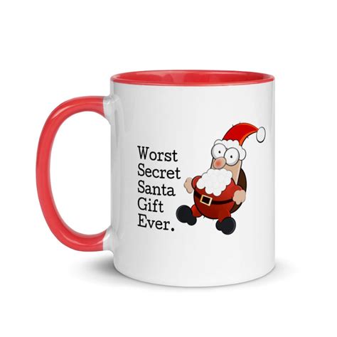 Funny Secret Santa T Coffee Mug For Men Women Coworkers Etsy
