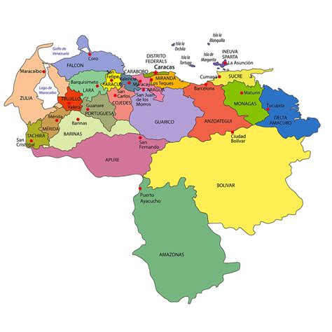Venezuela States Map Hot Sex Picture