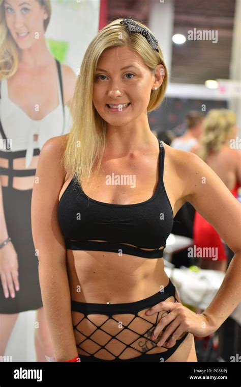Attends The EXXXOTICA Expo At Miami Airport Convention Center On July In Miami