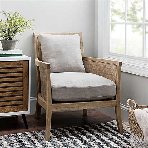 Cane Wood Trim Accent Chair From Kirklands Accent Chairs For Living
