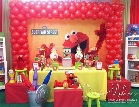 Elmo 1st Birthday Party Im So Inspired For My Son Destins 1st Birthday
