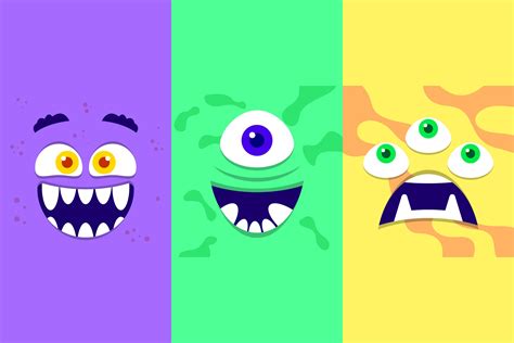 Funny Monster Faces