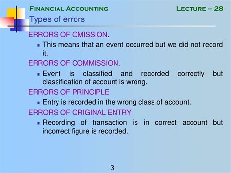Ppt Rectification Of Errors Powerpoint Presentation Free Download