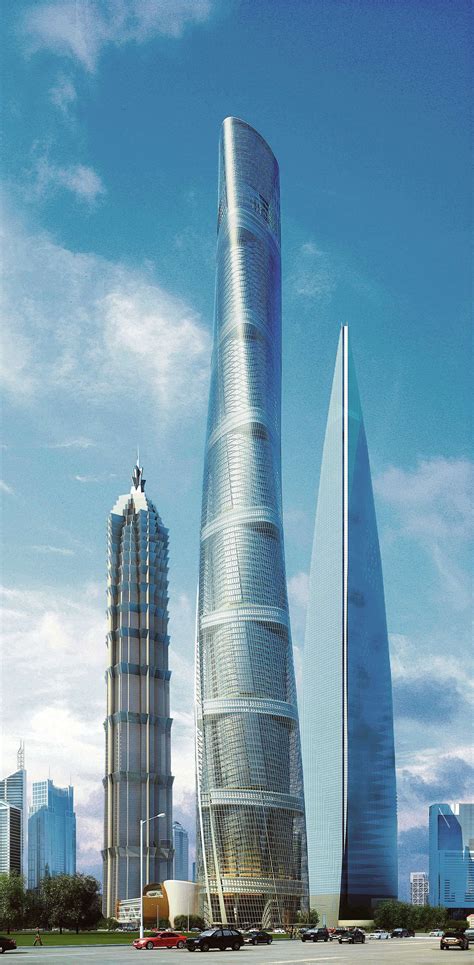 Shanghai Tower Zal De Hemel Boven China Aanraken Nrc