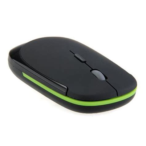 Etmakit New Ultra Thin 24ghz Usb Wireless Optical Mouse Mice Receiver
