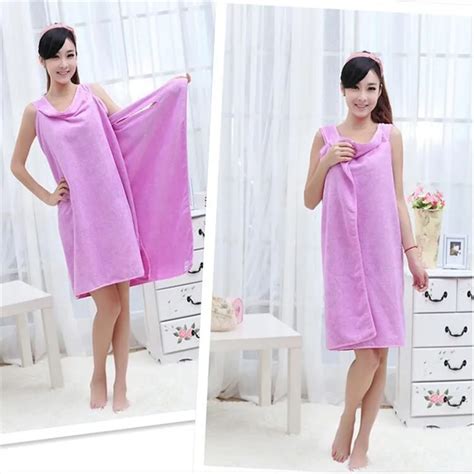 Super Soft Microfiber Women Sexy Bath 3 Color Selection Towel Wearable