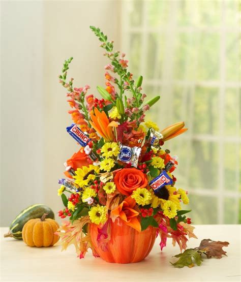 Diy Halloween Crafts Flower Arrangement With Candy Petal Talk