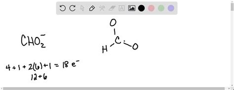 Solved Draw The Lewis Structure For The Polyatomic Formate Cho Draw