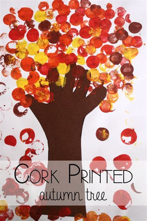Printed Autumn Tree Art Autumn Activities For Kids Fall Crafts For