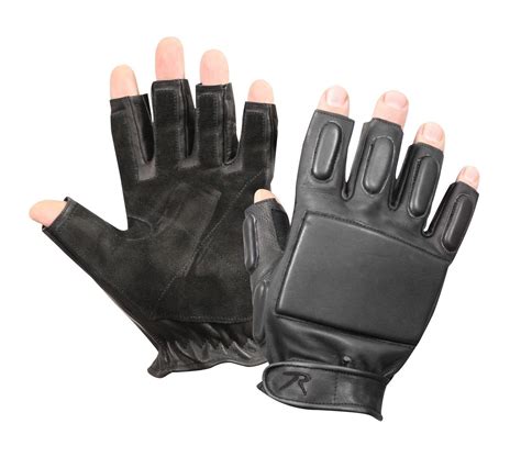 Black Fingerless Tactical Rappelling Gloves Tactical Gloves Gloves
