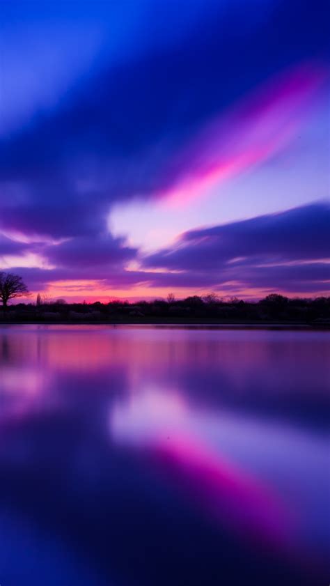 Purple Sunset Wallpaper Wallpapersafari