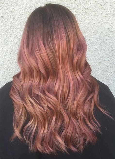 Rose Gold Hair Color Ideas Gold Hair Colors Hair Color Rose Gold Hair Color Dark New Hair