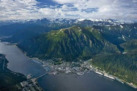 Juneau From Above Juneau Alaska Alaska Juneau
