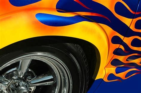 Royalty Free Flames On Cars Pictures Images And Stock Photos Istock