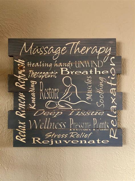 Massage Therapist Sign Etsy