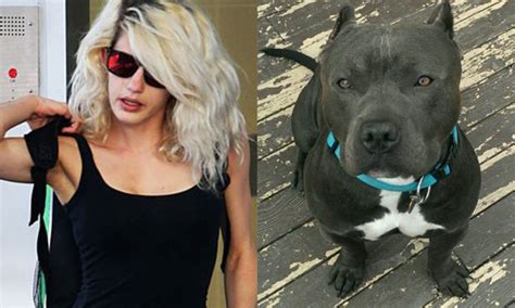 This Hot Blonde Chick Admitted To Shagging Her Pitbull After Police Found Videos On Her Phone