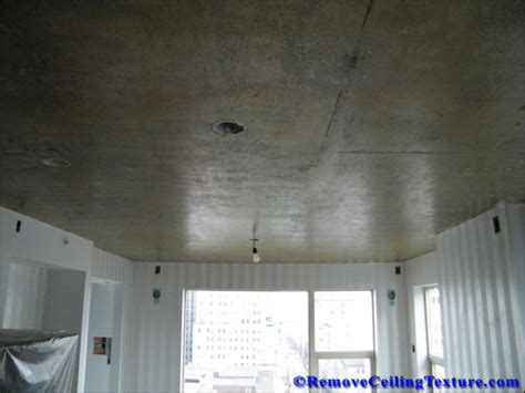 Raw Concrete Slab Transformed Into Beautiful Smooth Ceiling In Downtown