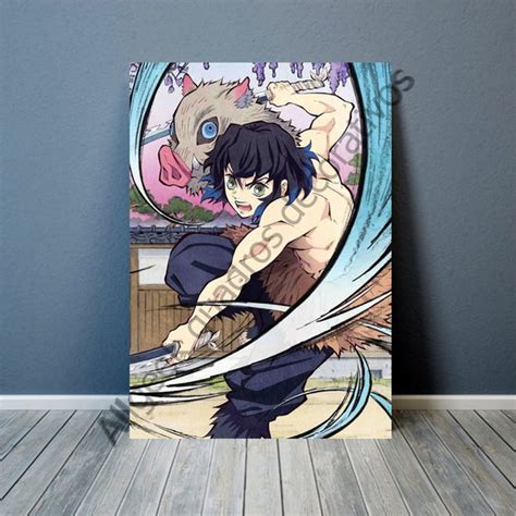 Placa Decorativa 29x20 Anime Kimetsu No Yaiba Inosuke No Elo7 All