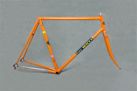 Eddy Merckx Professional Bicycle Frame Molteni Team Colors A Photo