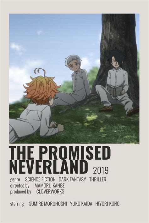 The Promised Neverland Poster By Cindy Anime Films Film Posters