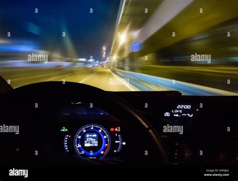 Inside Car Night On Highway Hi Res Stock Photography And Images Alamy