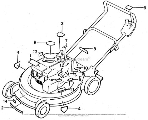 Log in to download, or make sure to confirm your account via email. Honda HR21K2 SXA LAWN MOWER, JPN, VIN# HR21K2-1200141 Parts Diagram for LABELS