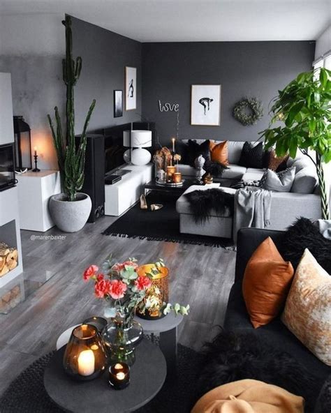 Black Living Room 20 Sophisticated Stylish Ideas With Unique Decor