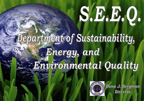 Department Of Sustainability Energy And Environmental Quality