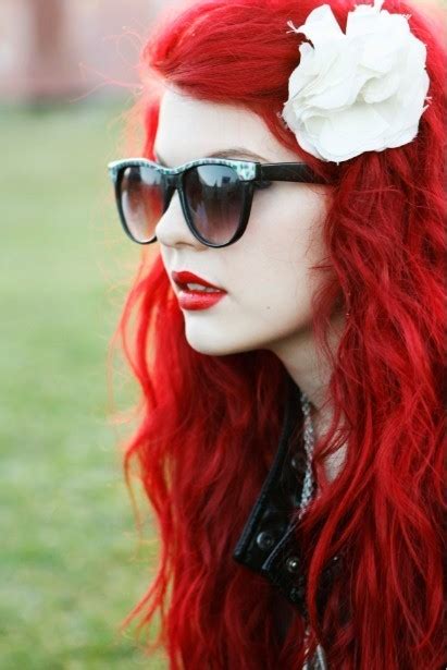 Bright Red Hair Dye Permanent Fashion Belief