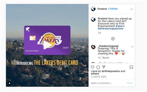 Tried calling the number they have on the web abs got a recording that they dont give phone access. LA Lakers, First Entertainment Offer Branded Debit Card 08/20/2020