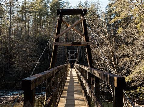 Toccoa River Swinging Bridge In North Georgia Georgia Cabins For You