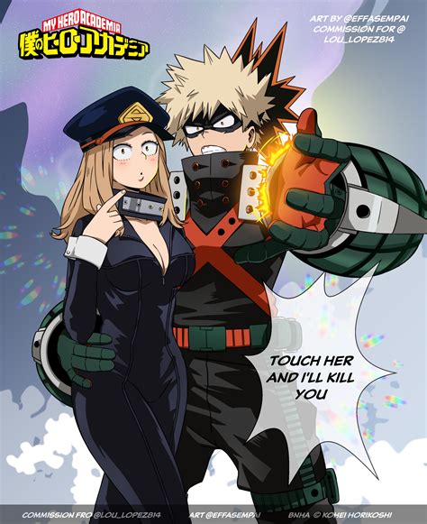 Bakugou Katsuki And Utsushimi Kemii Boku No Hero Academia Drawn By