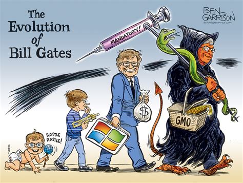 Some of the most common memes about vaccines make it appear that a vaccine can have some radical side effects. This is Ben's 6TH cartoon about how Bill Gates is ...