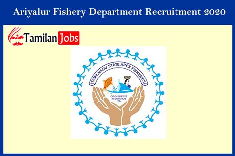 Ariyalur Fishery Department Recruitment 2020 Out Assistant Jobs